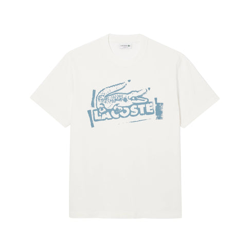 Lacoste T-shirt T-shirt Uomo con maxi stampa stencil 3 - Francavilla Moda